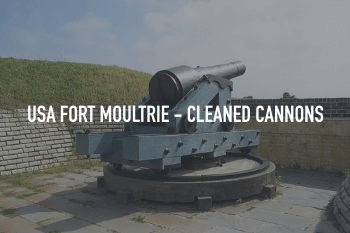 Fort Moultrie - Historic Metal Ordnance Cleaned with ThermaTech