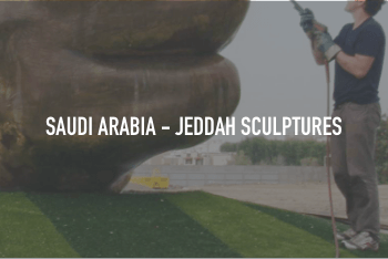 Saudi Arabia - Jeddah Sculptures cleaned with ThermaTech